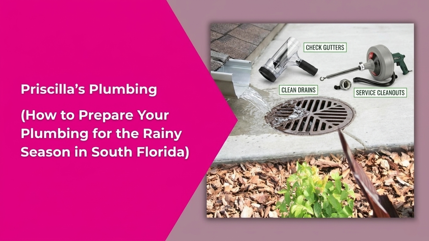 How to Prepare Your Plumbing for the Rainy Season in South Florida