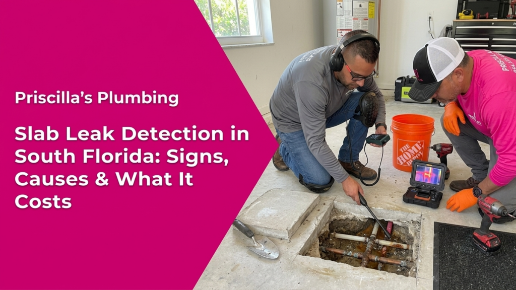Slab Leak Detection in South Florida: Signs, Causes & What It Costs