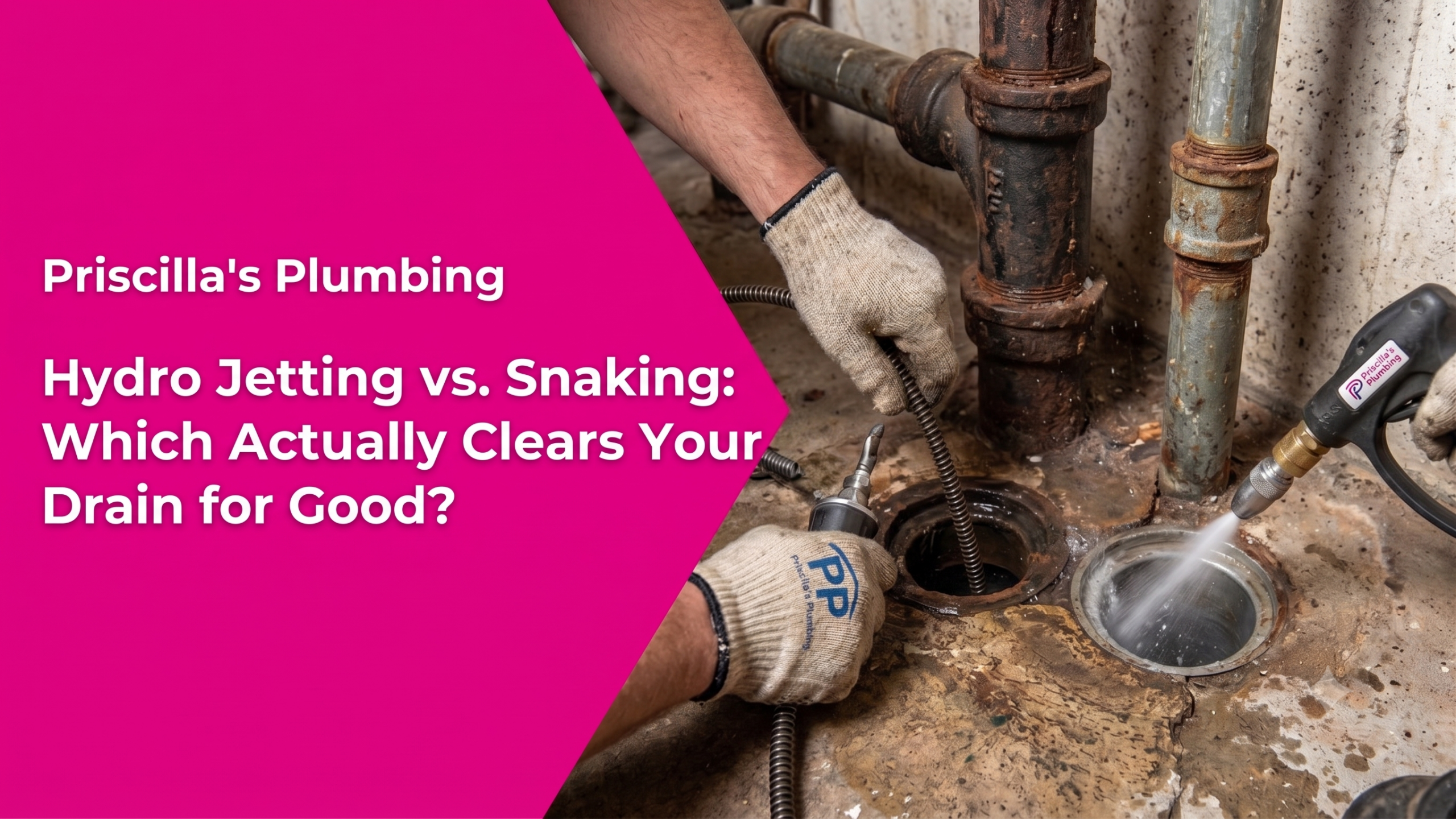 Hydro Jetting vs. Snaking: Which Actually Clears Your Drain for Good?