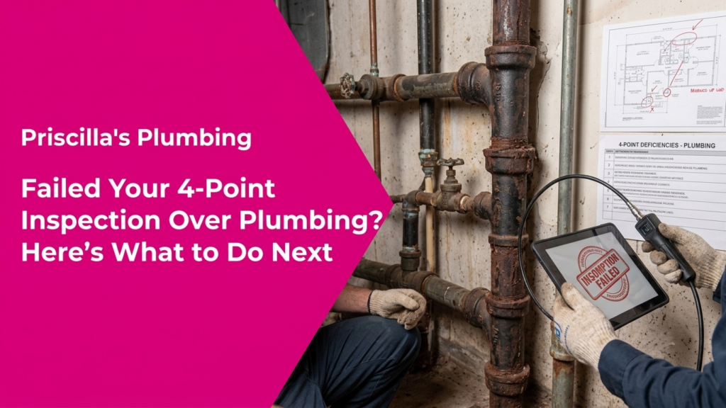 Failed Your 4-Point Inspection Over Plumbing Here's What to Do Next