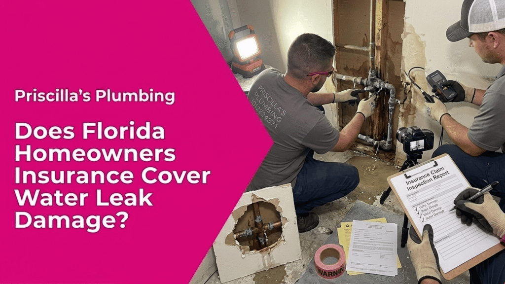 Does Florida Homeowners Insurance Cover Water Leak Damage?