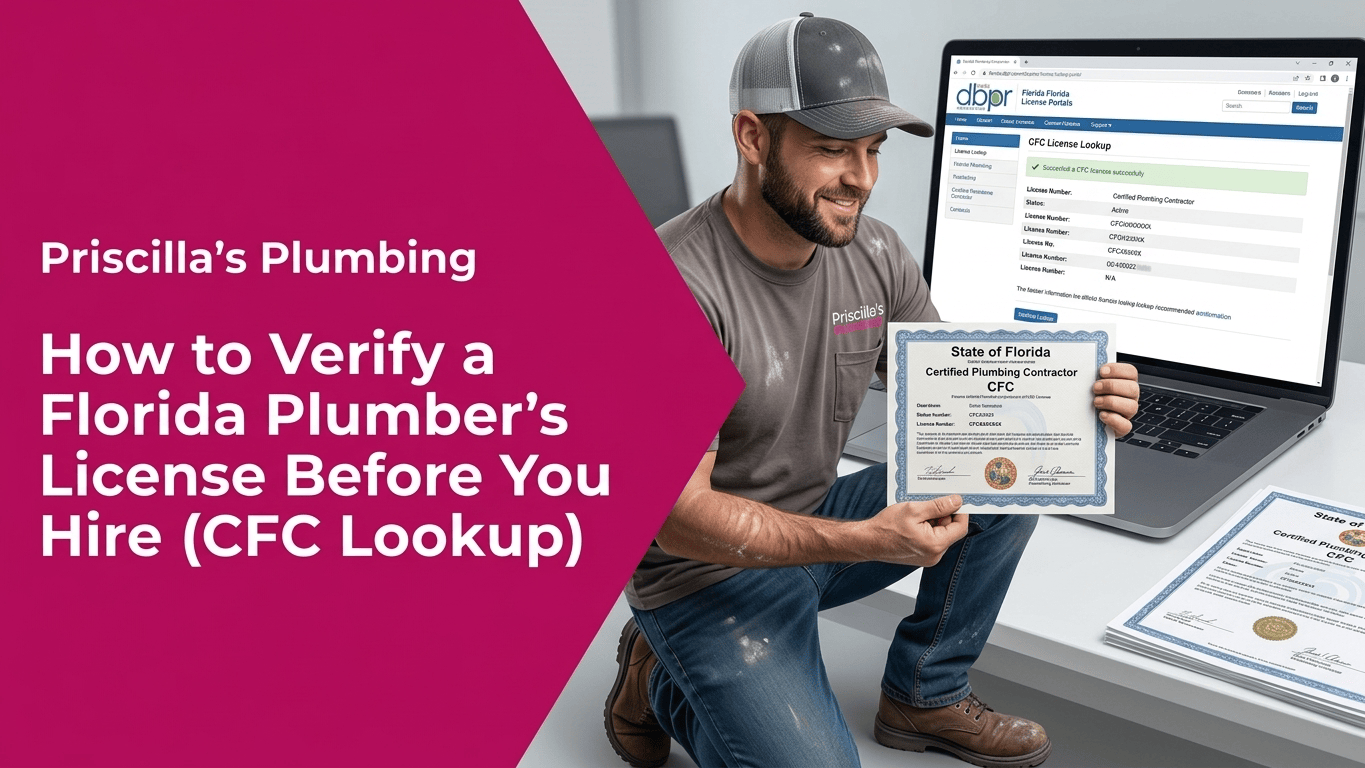 How to Verify a Florida Plumber's License Before You Hire (CFC Lookup)