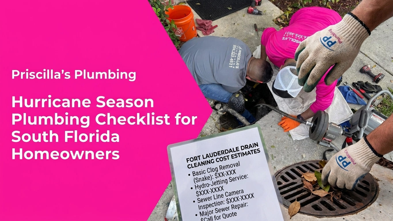How Much Does Drain Cleaning Cost in Fort Lauderdale?