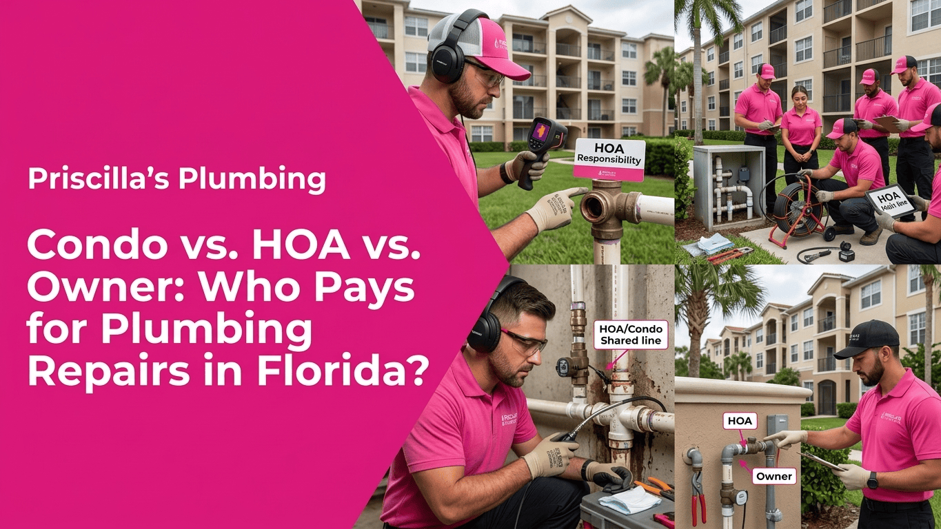 Condo vs. HOA vs. Owner: Who Pays for Plumbing Repairs in Florida?