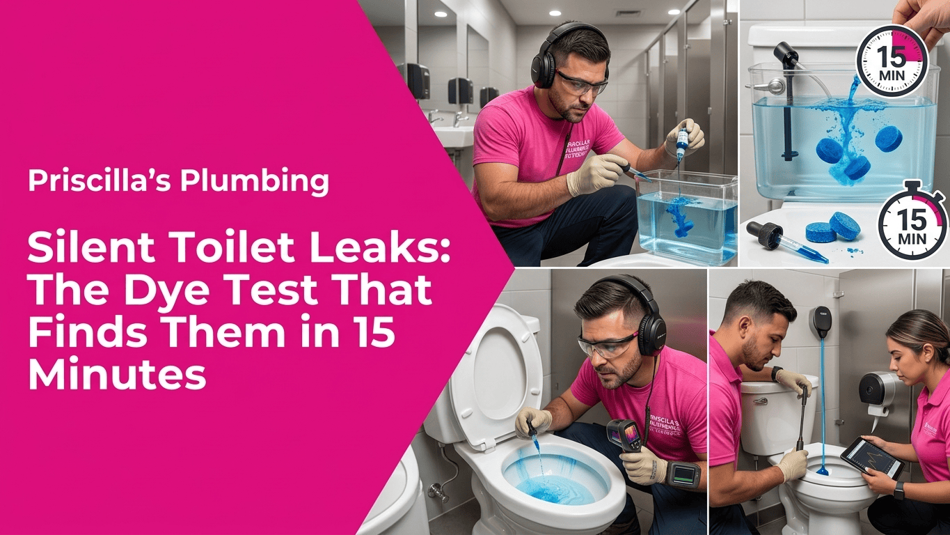 Silent Toilet Leaks: The Dye Test That Finds Them in 15 Minutes