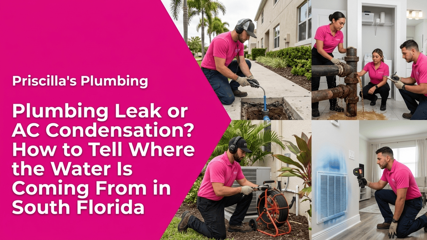 Plumbing Leak or AC Condensation